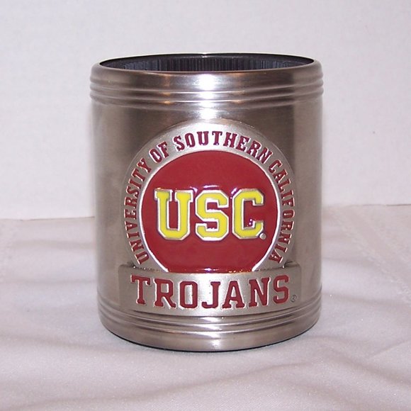 NCAA USC TROJANS INSULATED STAINLEESS STEEL COOZIE - Picture 1 of 7